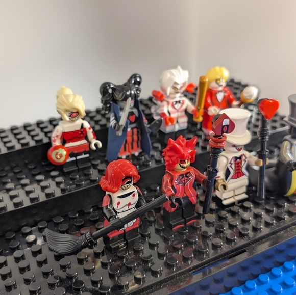 8 Minifigures- Hazbin Hotel Lego Compatible Minifigures with Accessories New! - Picture 4 of 9